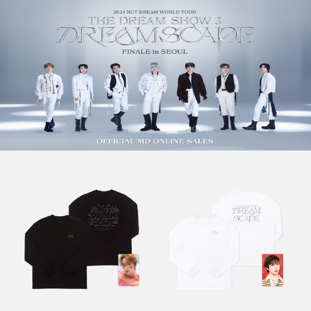 

Предварительный заказ комплекта с длинными рукавами 2024 NCT DREAM World Tour Finale Black MARK