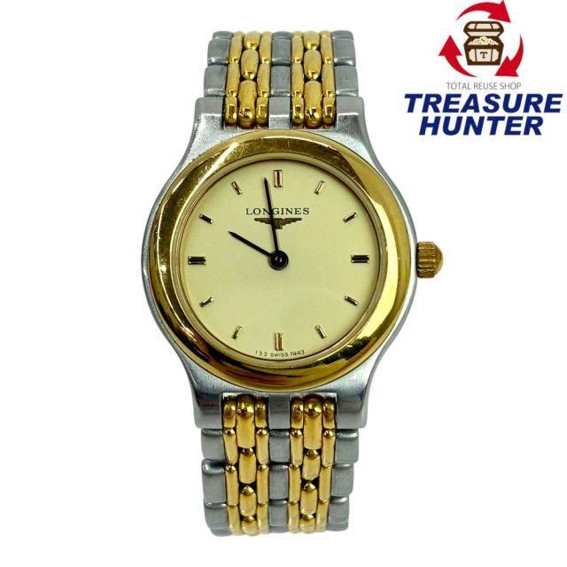 Used LONGINES quartz watch gold x silver Longines [101077762008]