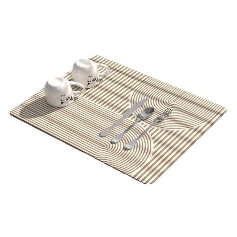 Diatomaceous Earth Absorbent & Heat-Resistant Countertop Drying Mat