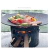 Outdoor Stove Multifunctional Windproof Wood Stove Folding Stove for Barbecue Picnic