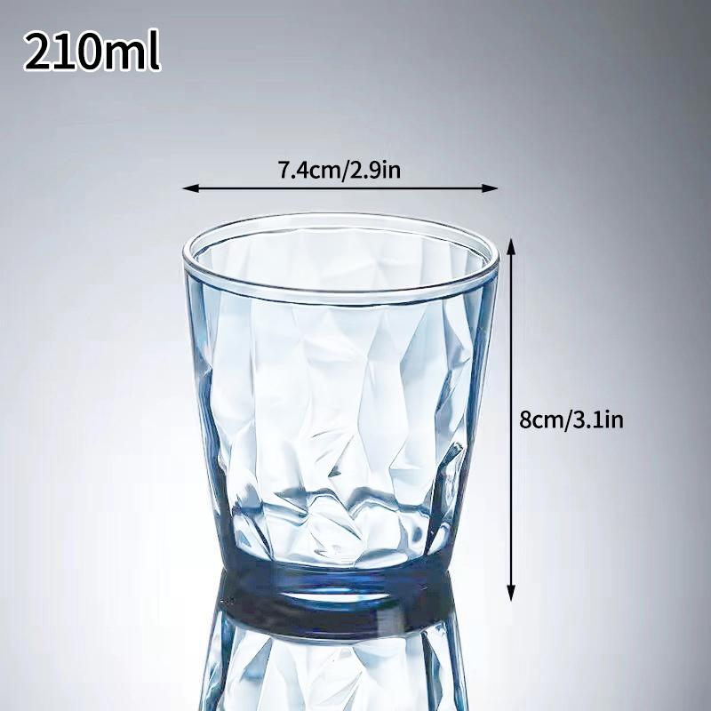 210/310ML Plastic Drinking Glasses Reusable Water Drinking Cup Shatterproof Wine Champagne Glasses for Home Bar Wedding Party AS SHOWN