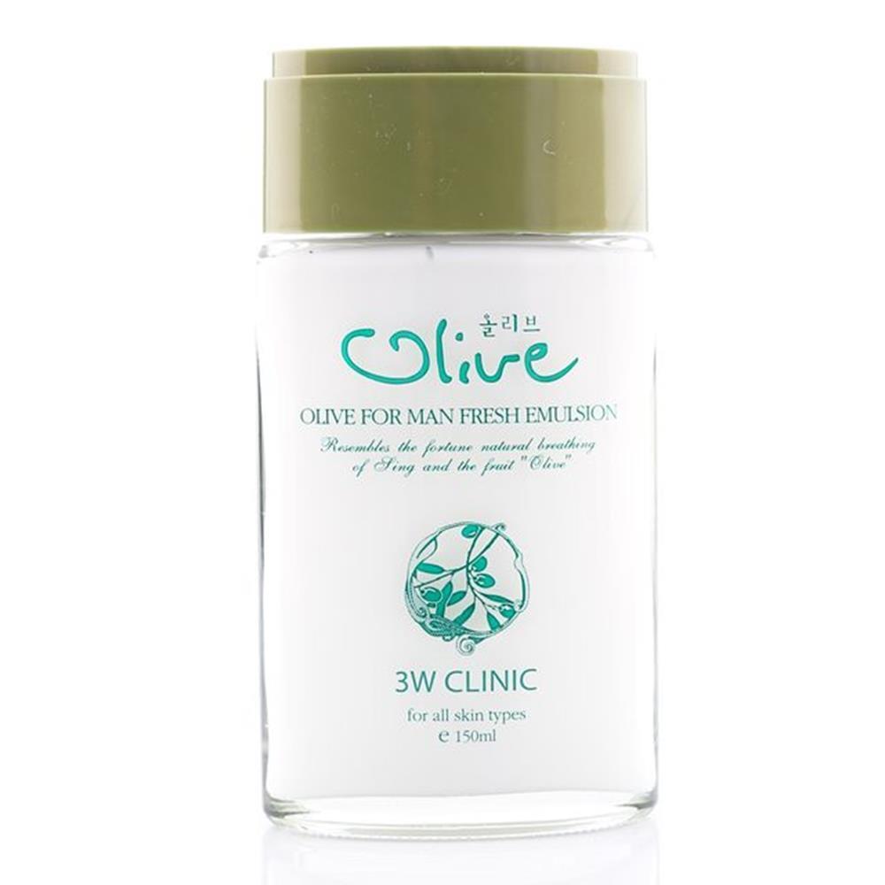 3w Clinic Men’s Fresh Breath of Nature Olive Emulsion (150ml) Premium Lotion Recommended for Men