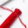 50 Pcs Velvet Pen Pouches  Soft Drawstring Pencil Cases for School/Office, Gift Packaging, Student Stationery Organizer