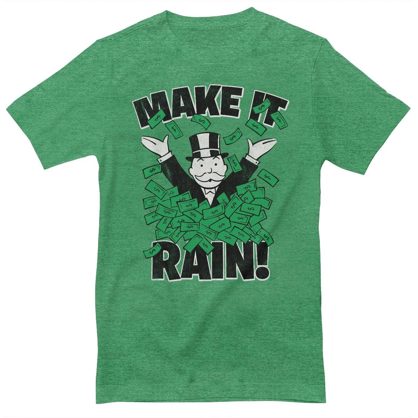 T-Shirt Pour Homme Officiellement Licencié Monopoly Faites Pleuvoir S