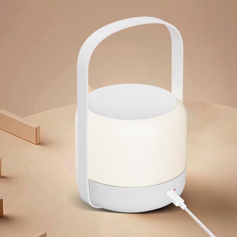 LED Wireless Touch Night Light: Remote-Controlled, USB Rechargeable, Portable Bedside Lamp for Indoor/Outdoor Use