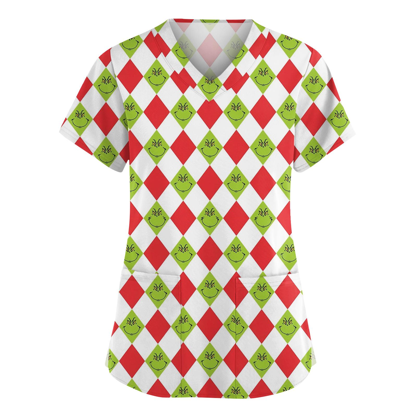 

Женская мода V-образный вырез короткий рукав комбинезон с карманами принт топы одежда S