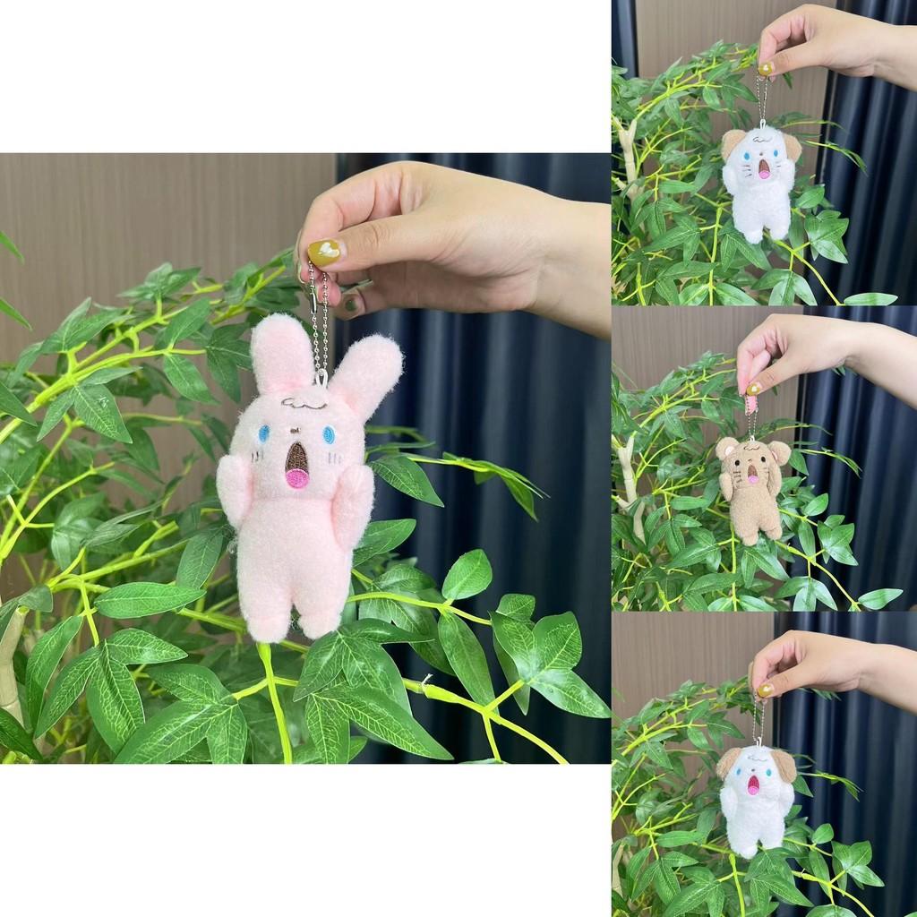 Plush Crafted Beautifully Dog And Rabbit Keychains Super Soft Lovable Collectible Toys