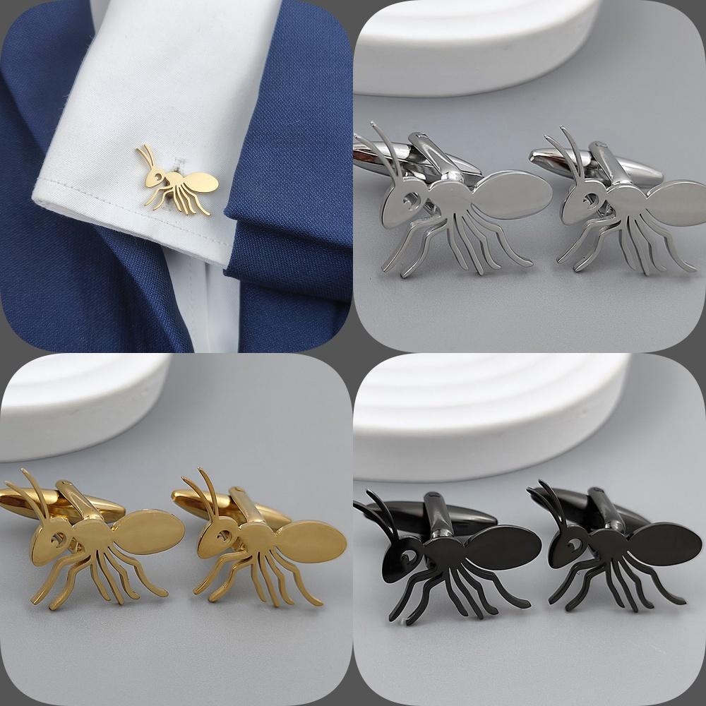 Fun gold-plated ant badge, ladies’ anti-exposure buttons, suit lapel pin, collar brooch, formal accessories