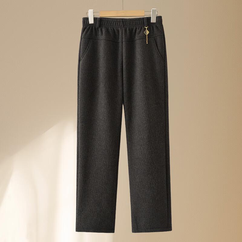Women's High-Waist Fleece-Lined Casual Pants
