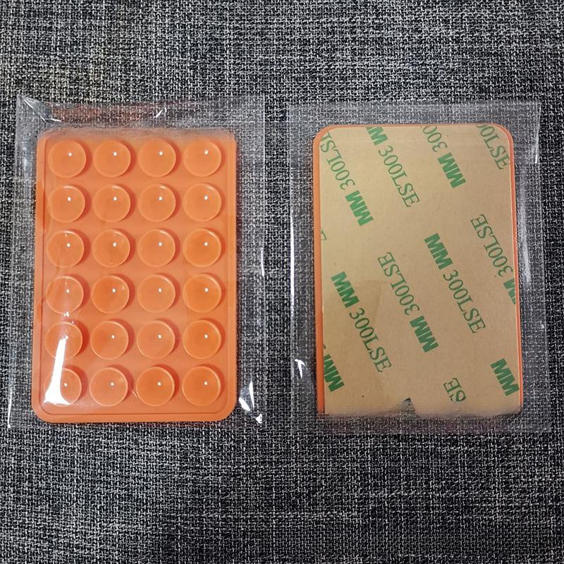 1Pcs Reusable Adhesive Pads Silicone Suction Cups Non-Slip Cell Phone Holders Travel Accessories"