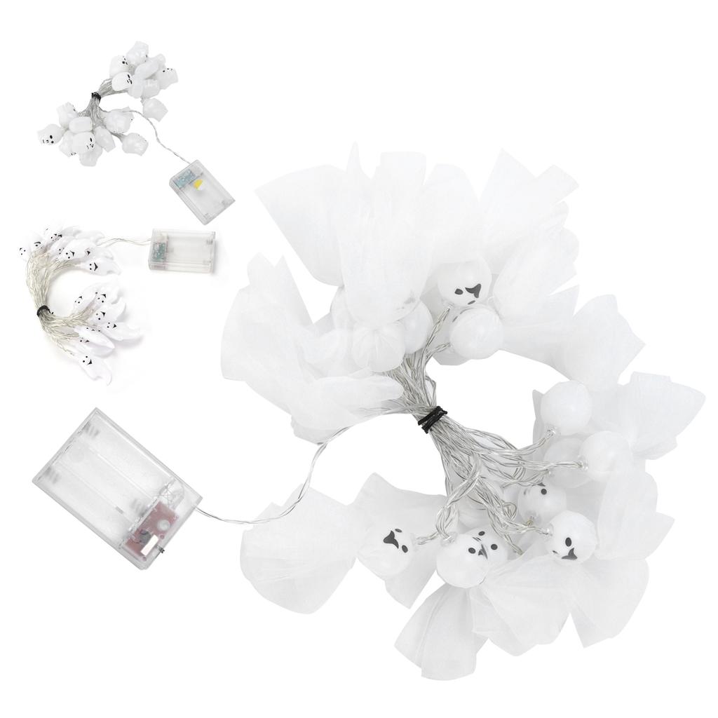 Skeleton Lights Mini Portable Battery Powered Energy Saving LED Lights Halloween Skull Lights