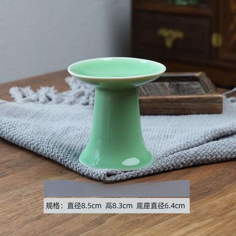 

1шт керамический китайский стиль ретро лотос подставка для лампы подношение Будда зал подношение подсвечник фэн-шуй украшение