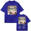 Colombia Band Morat Album Double Sided Graphic T Shirts Fashion Hip Hop Short Sleeve T-shirt Men Women Cotton T-shirts