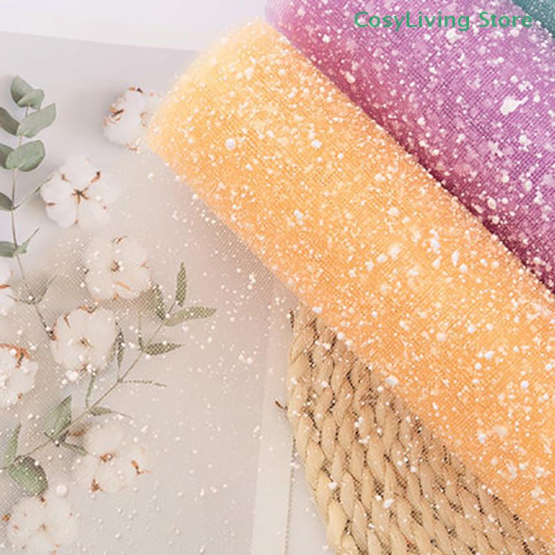 1Roll Irregular Hollow Net Flower Wrapping Mesh Paper Floral Bouquet Packaging Sheet Fresh Flower Florist Wrap Supplies