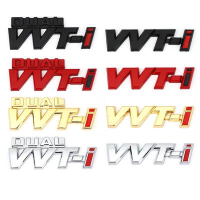 Car Sticker Emblem Badge Decals for Dual VVT-i VVTI Camry COROLLA YARiS Rav4 Ralink REIZ CROWN PRIUS REIZ Auris Avensis