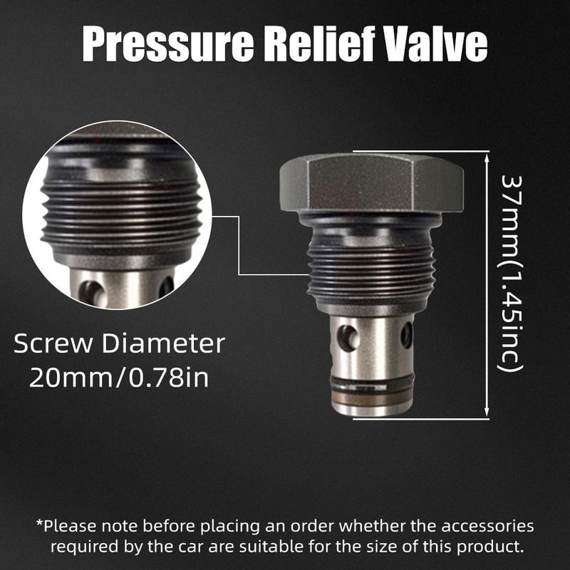 2Pcs Car Lift Pressure Release Valve for Garage Repair for Orient & Deli Car Machine/ Hoist Manual Lowering Valve of Power Pack