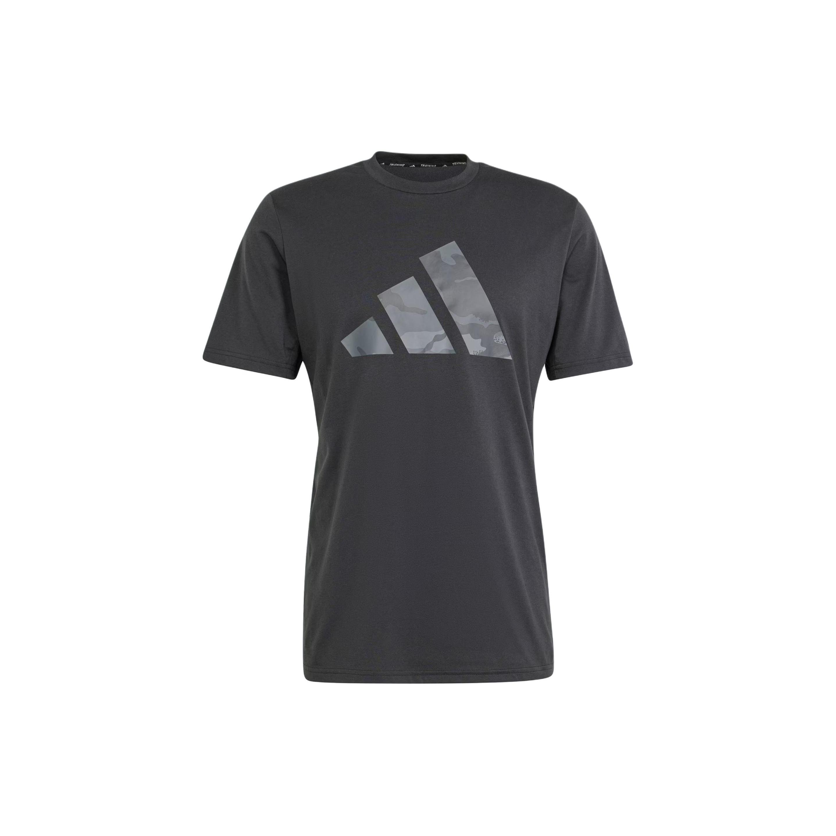 adidas Train Essentials Seasonal Brand Love Camo T-Shirt Asia Sizing Black Men s IM7451 M