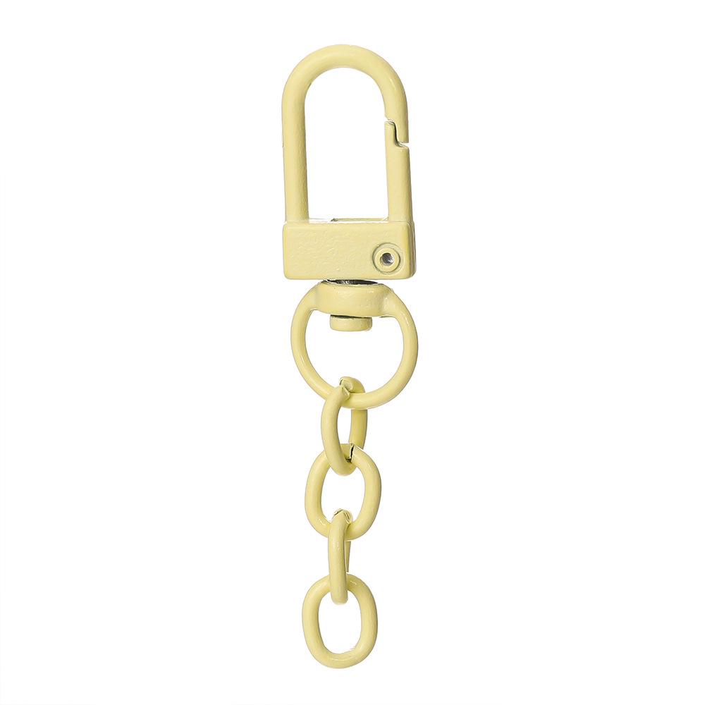 New Color Spray Paint Door Buckle Keychain: DIY Doll Pendant for Phone & Bag