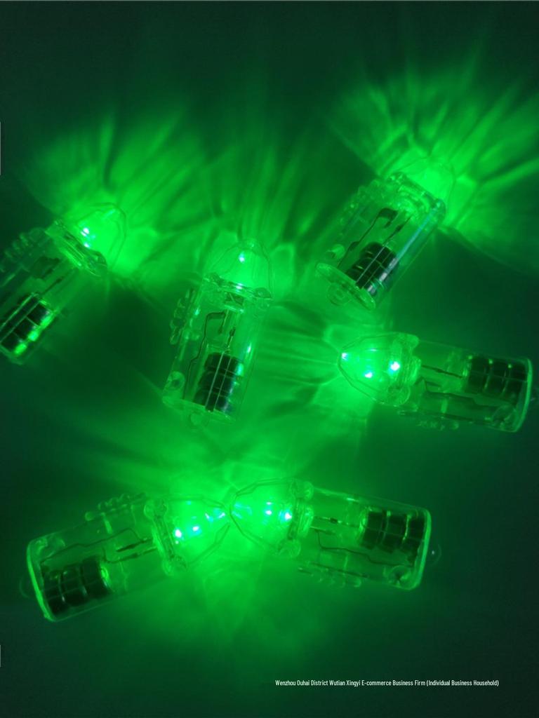 Mini Flashing Colored Light Strip with Hanging Hole for Holiday Decoration