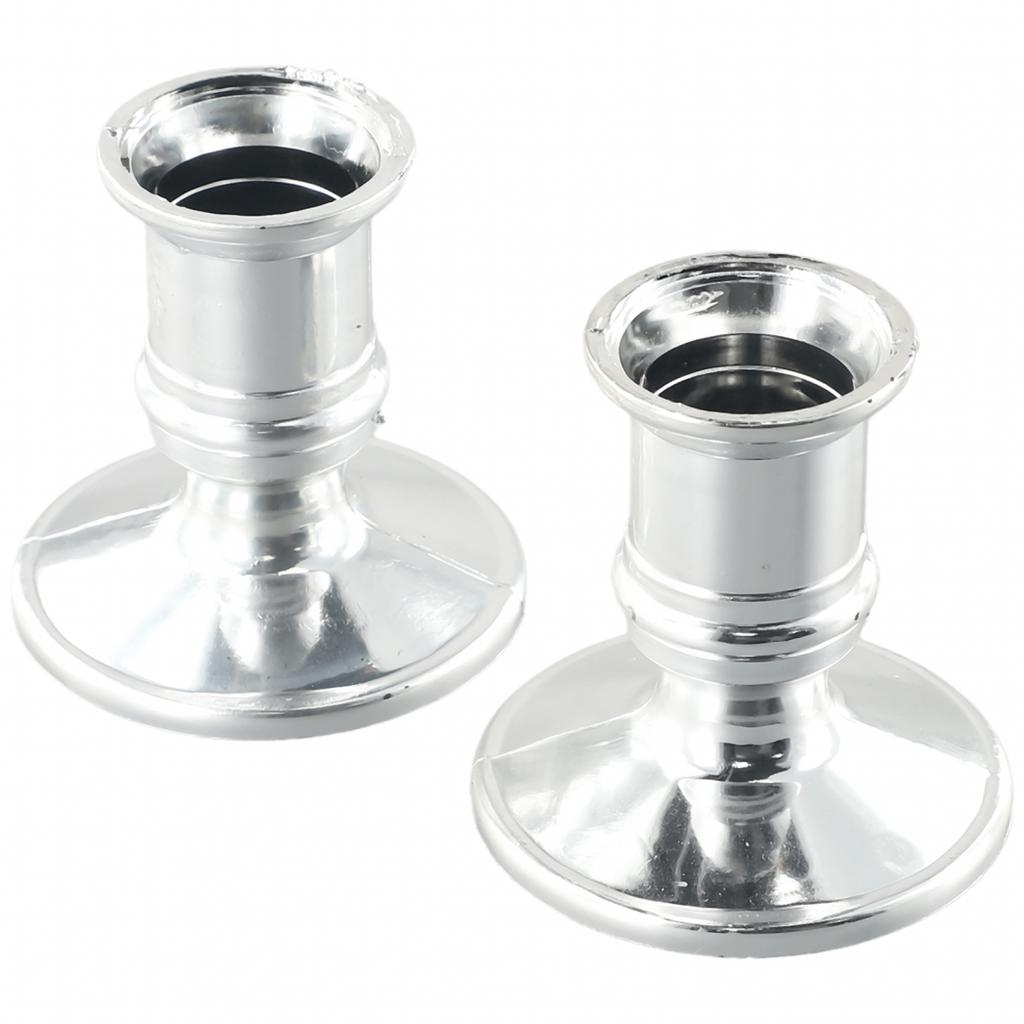 One Pair Taper Candle Holder Base For-Standard-Candlestick Home-Room Decor-Gear