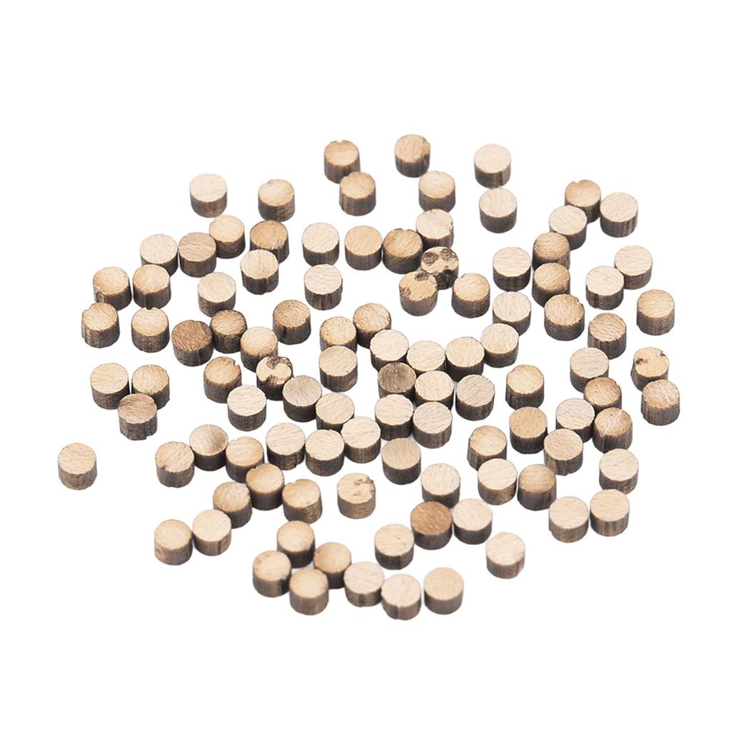 100 Stück Holz Gitarre Bass Inlay Griffbrett Punkte Ahorn Mandoline Banjo Ukulele Griffbrett Punkte