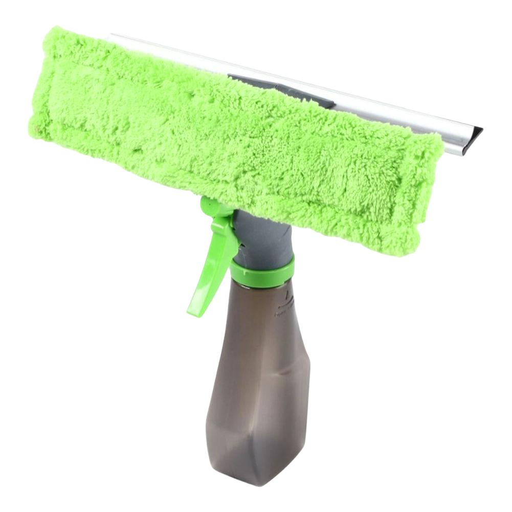 

3 в 1 автомобильный скребок для мытья стекол спрей стеклоочиститель водный скребок для мытья окон душевой скребок для очистки зеркал и стекол зелёный