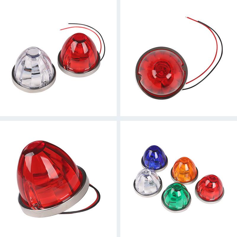 LED Wassermelonen-LKW Seitenblinker - Glas & Kunststoff Begrenzungsleuchte