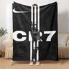 CR7 Football Blanket Ultra-Soft Suitable for Chair Sofa Livingroom for All Occasions Modern Style Perfect Gift for Relatives and Friends