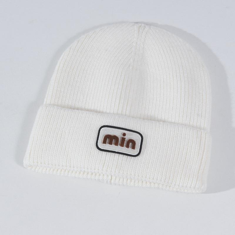 Hat for Women In Winter Warm Knitted Hat Korean Style Trendy Versatile Student Windproof Wool Hat Men