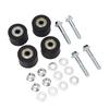 4PCS Chain Roller Guide Set High Performance Iron Bearing Steel for YFZ 350 Banshee 1987 To 2006 Black