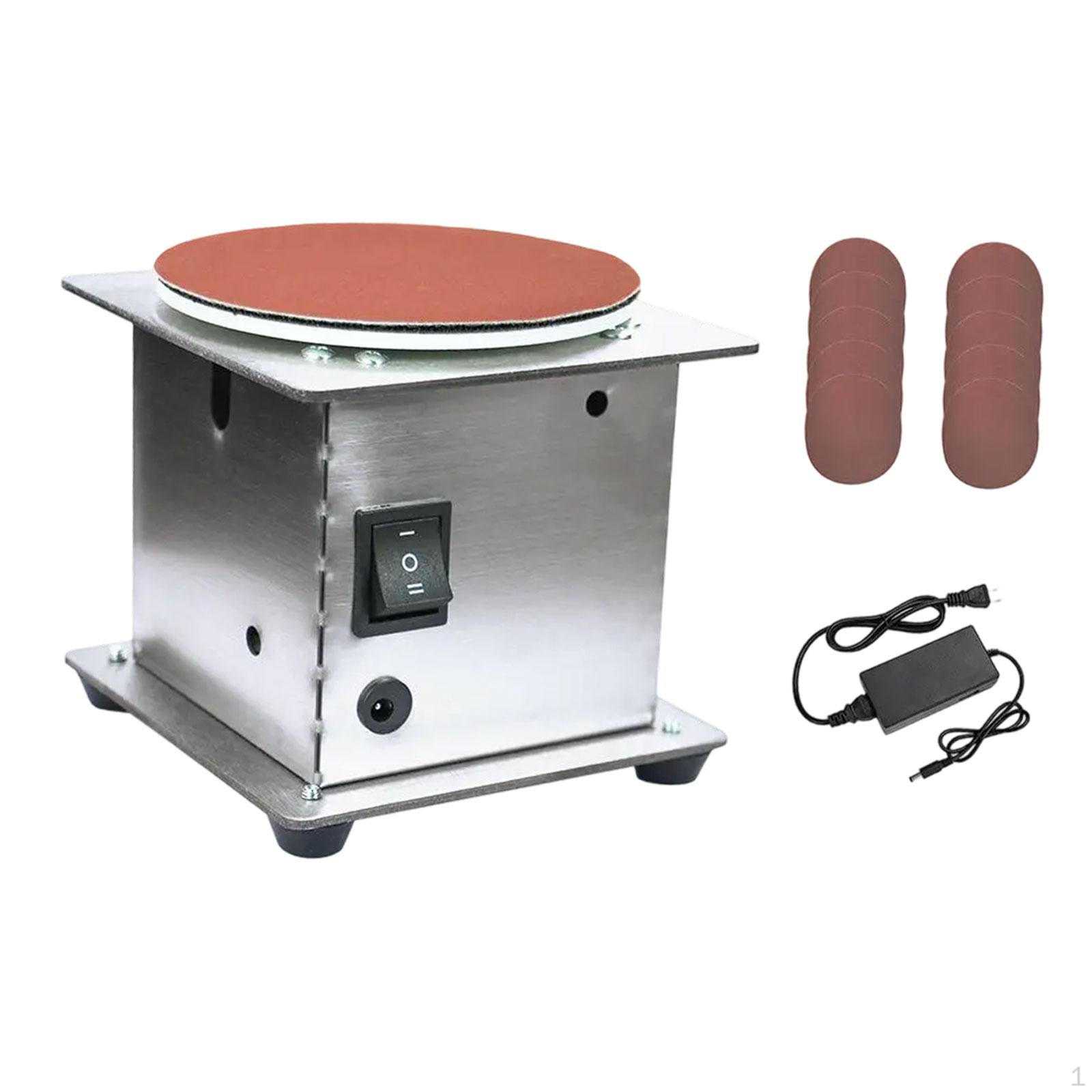 

Настольный дисковый шлифовальный станок 5 дюймов шлифовальный станок электрический стол для металлообработки 10 Sand Paper