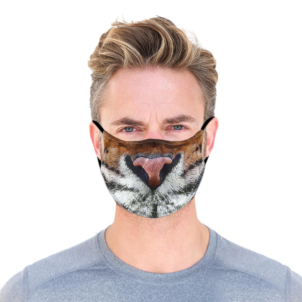 Adult Breathable  Printing  Rope Dust-proof Washable Face Mask