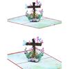 Easters Popup Cards 3D Easters Greeting Card,Religious Crosses Easters Card Gift