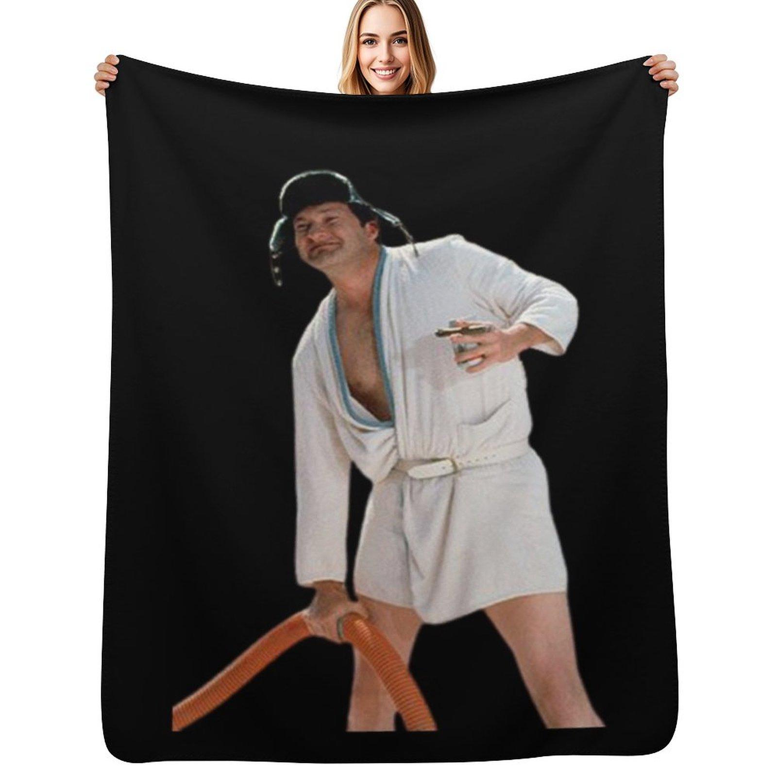 Cousin Eddie Throw Blanket Air Conditioner Soft Blanket for Office Home Size: 75*100cm, Weight: 230 GSM