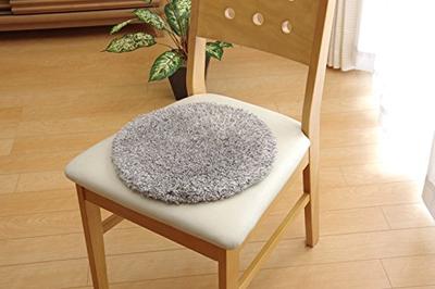 Ikehiko Corporation Μαξιλαράκι Καρέκλας Γκρι 35cm στρογγυλό Περίπου