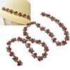 1yd Rhinestone Flower Chain Shiny Colorful Exquisite Workmanship Color Horse Eye Drop Rhinestone Chain for   Decor