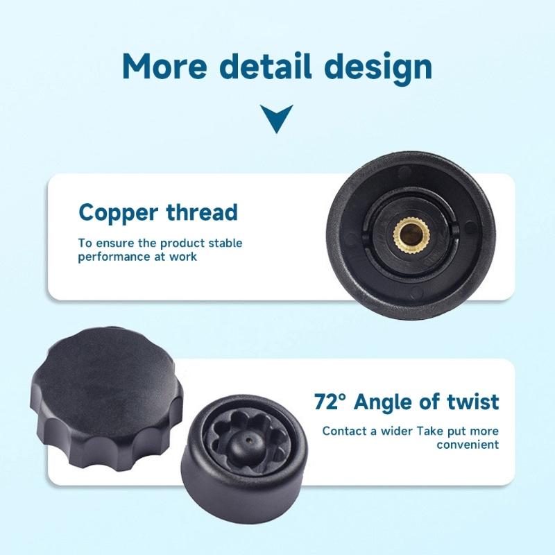 Anti-Lost Lock Knob Protector for Motorcycle Navigation Bracket & Mobile Phone Holder Easy Installation on M6 Screw