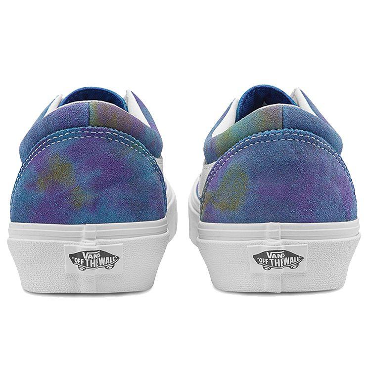 Vans Bold Ni Tie Dye Suede Unisex Sneakers Blue Limoges True-White VN0A5DYAAZG