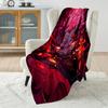 Japanese Ghost Mask Art Blanket Warm Soft Fluffy Kids Adult Luxury Gifts for Sofa Bed Home Outdoor Travel Camping Blanket