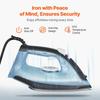 Steam Iron 1600W Iron for Clothes Auto Shut-Off Self-Cleaning for Ironing