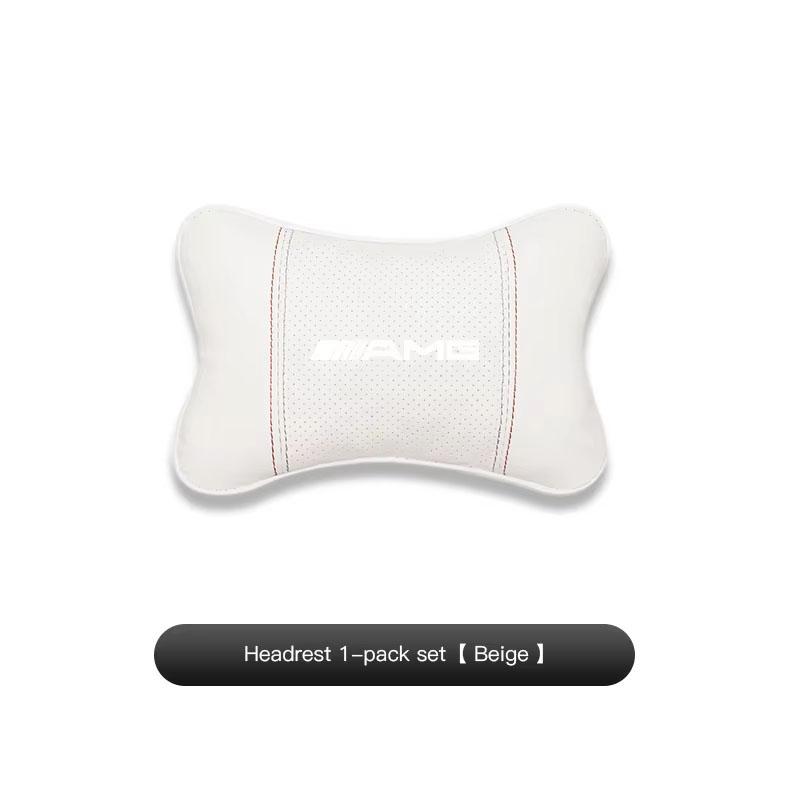 ZLLB1 AMG Car For Mercedes Benz AMG W203 W206 W220 W205 W211 W212...TireValve.Headrest/Lumbar Support Auto Neck Pillow Waist Cushion..