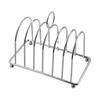 6 Slots Bread Rack Stainless Steel Cooling Cooling Holder Dish Rack Slices Toast Rack  Sponge