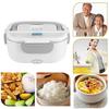 220V EU EU Plug Heater Electric Lunch Box Stainless Steel Heater Food Container Home School Meal Safety Heated Heated Set Bento Box | Breakfast Boxes