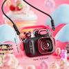 1pc Cute Camera-Shaped Water Bottle, Tritan Big Belly Cup with Carry Strap and Adjustable Shoulder Sling for Hiking, Camping, Party Gifts