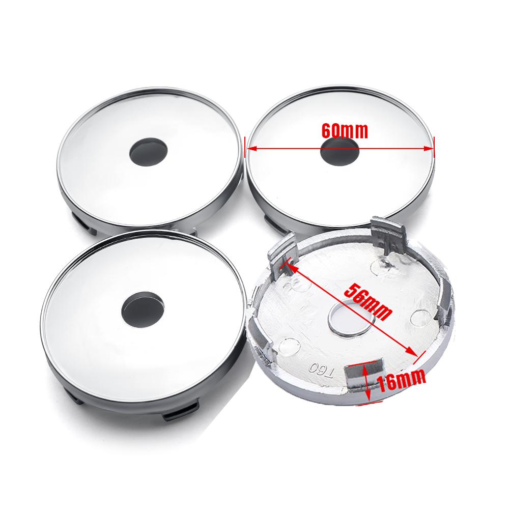 4pcs 60mm Wheel Center Hub Caps 56mm Car Wheel Center Hub Cap Stickers Accessories For Honda City Odyssey CIVIC CRV HRV Mugen RR qa7