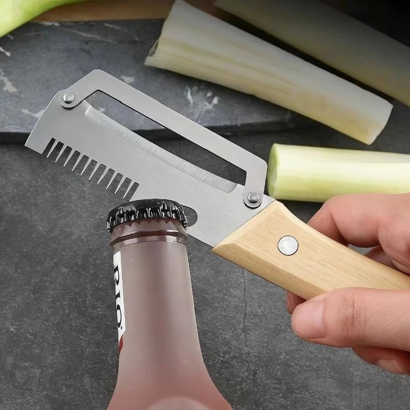 Pelador Multifuncional 3 en 1 de Acero Inoxidable, Cortador y Rallador de Verduras y Frutas, Herramienta de Cocina Versátil para Pelar y Rallar