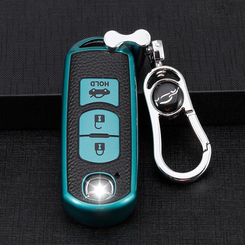 Mazda Schlüsselhülle für Axela, CX4, Atenza, CX5 - TPU Lederoptik