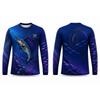 Herren Outdoor Angel T-Shirts Bequem Leicht Atmungsaktiv Langarm Oberteile Herbst Mode Sport Freizeit Rundhals T-Shirt