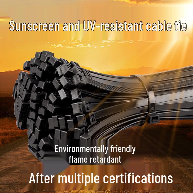 Allies Outdoor UV-Resistant Nylon Cable Ties