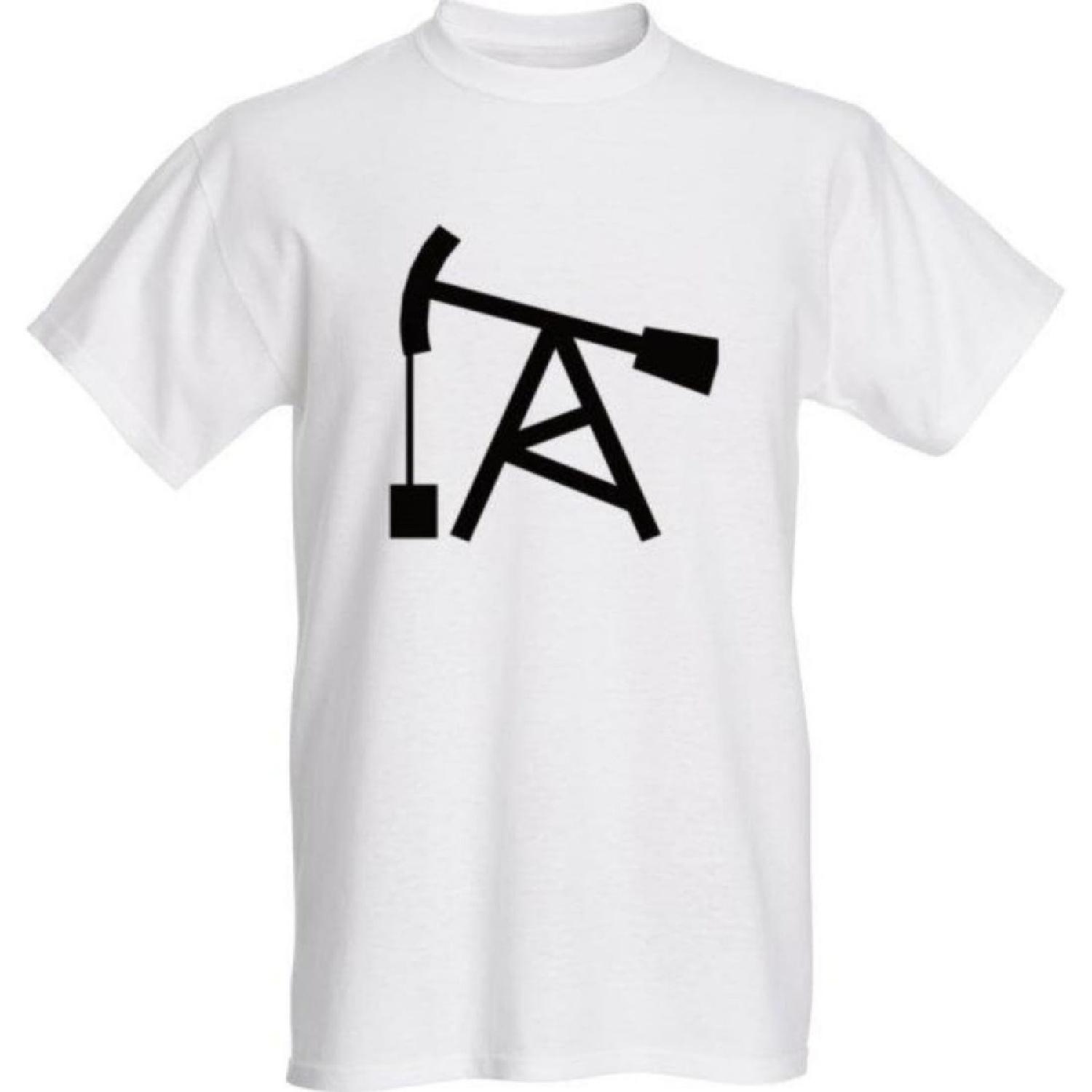 Classy Canuck Oil Pumpjack T-Shirt - Donkey Pumper, Nodding Donkey, Oil Horse XXXXXL белый